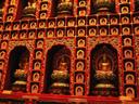 Wall nook Buddhas.